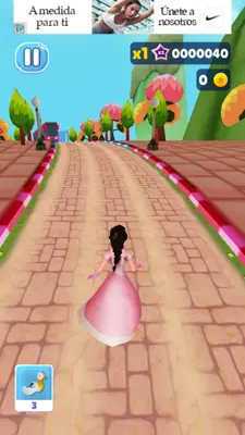 Princess Run 3D android App screenshot 0