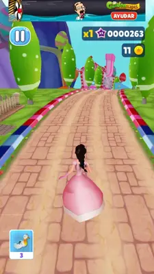 Princess Run 3D android App screenshot 5