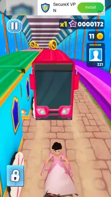 Princess Run 3D android App screenshot 7